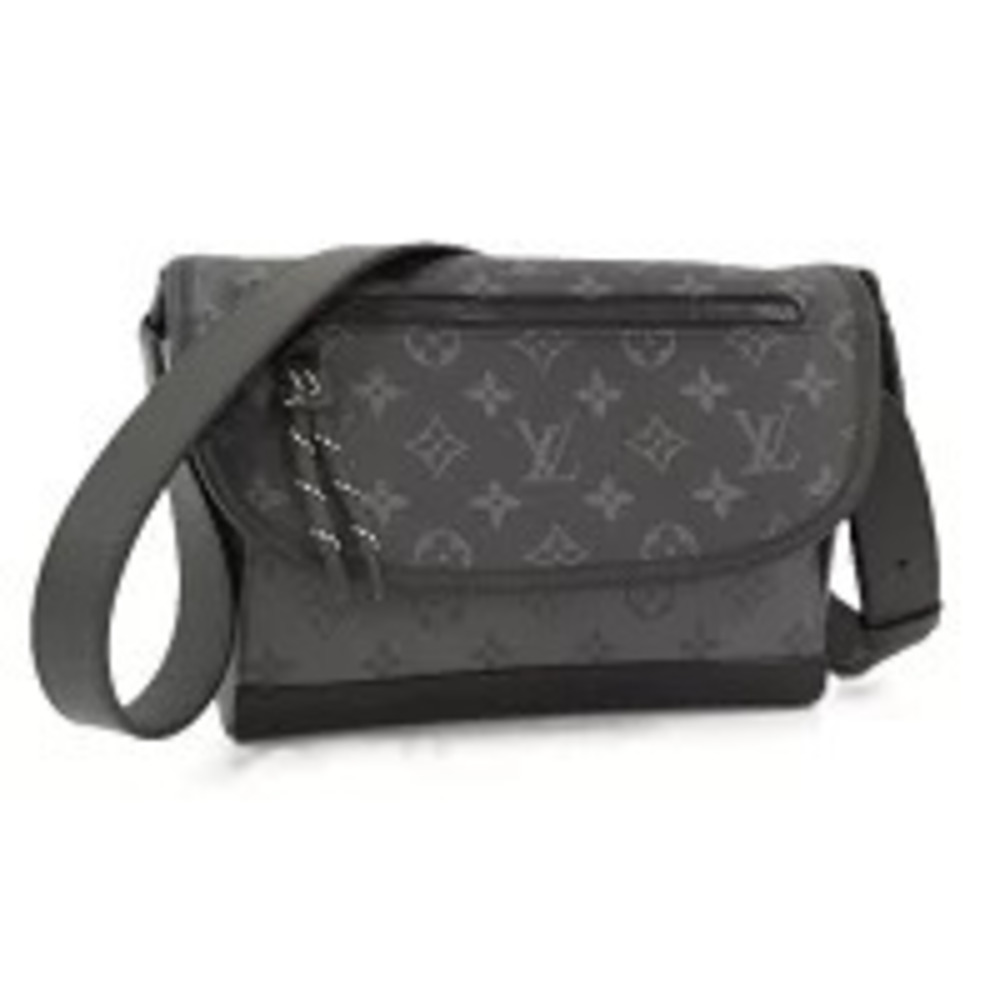 LOUIS VUITTON Pulse Messenger Shoulder Bag Monogram Eclipse